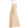 Delantal largo color crudo algodón orgánico personalizado