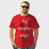 Camiseta algodón orgánico modern fit 3XL personalizada