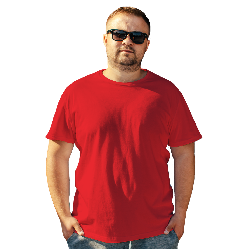 Camiseta algodón orgánico modern fit 3XL personalizada