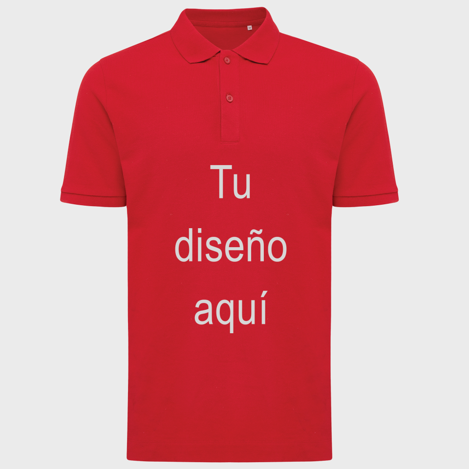 Polo premium algodón orgánico 3XL personalizado