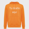 Sudadera ligera con capucha de algodón orgánico 3XL personalizada