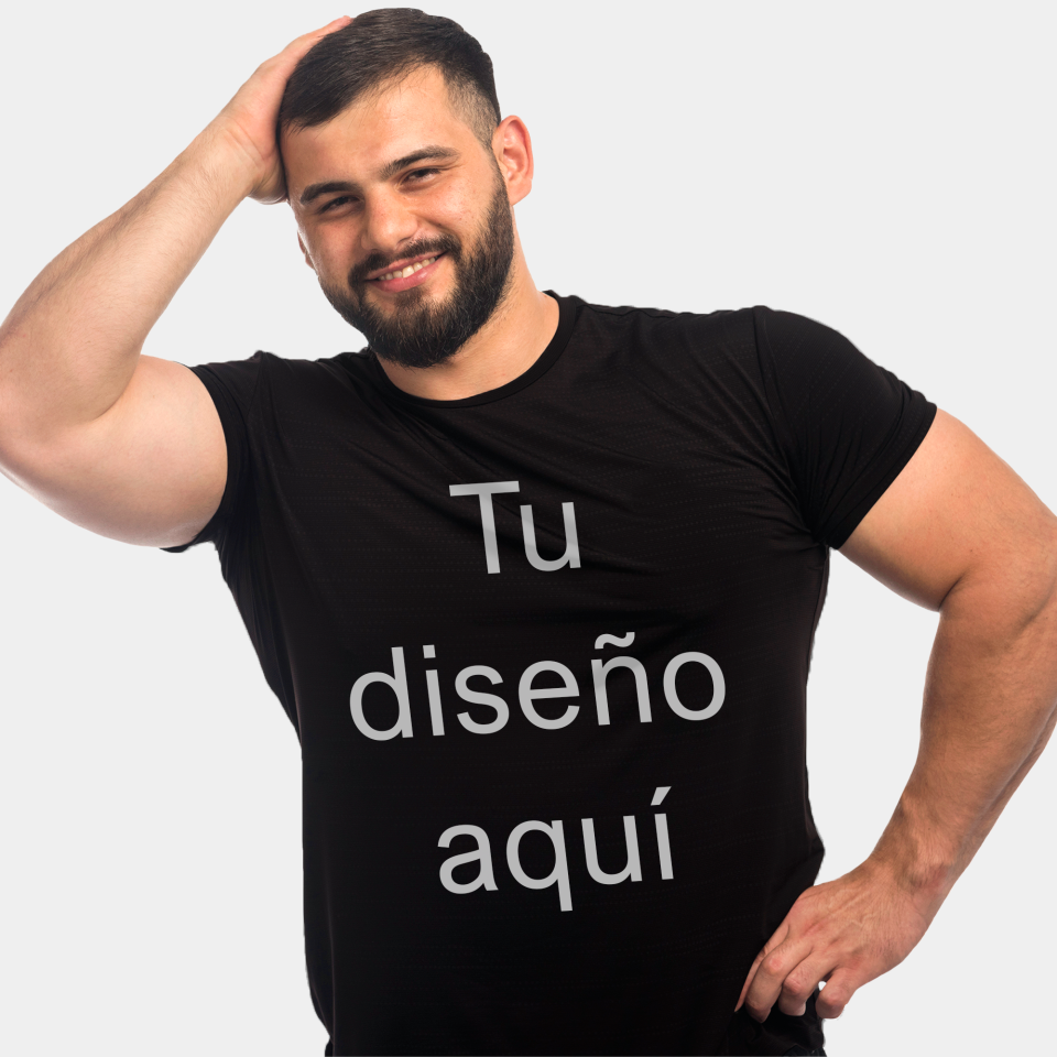 Camiseta algodón orgánico tallas grandes personalizada