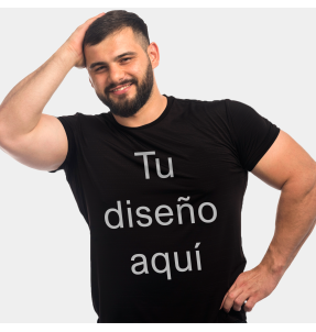 Camiseta algodón orgánico tallas grandes personalizada