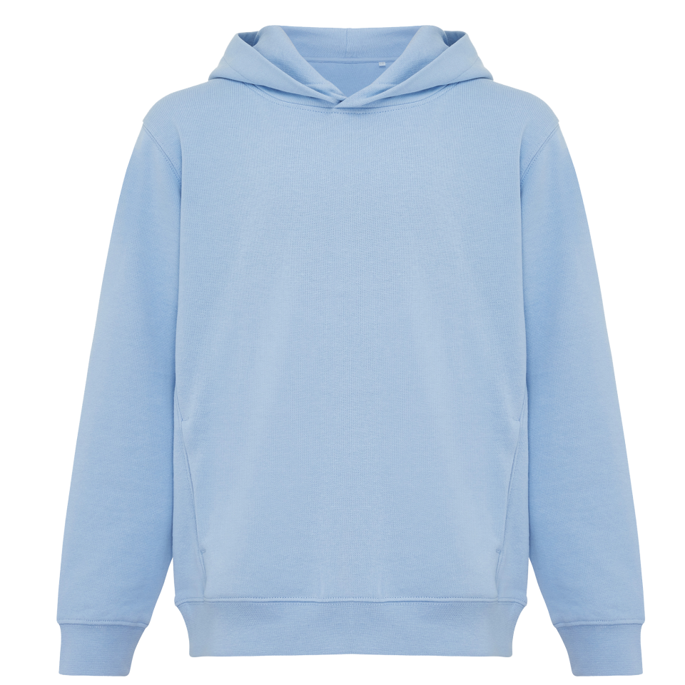 Sudadera infantil con capucha algodón orgánico personalizada