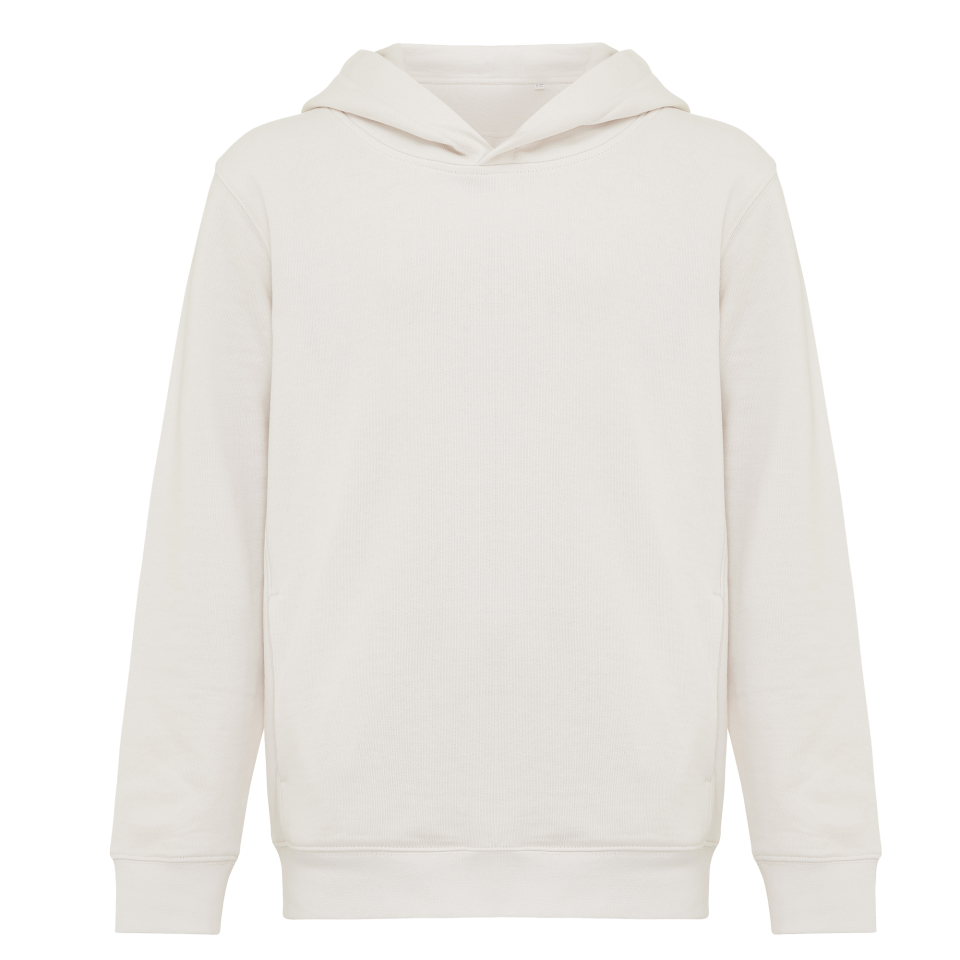 Sudadera infantil con capucha algodón orgánico personalizada