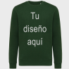 Sudadera algodón orgánico 3XL personalizada