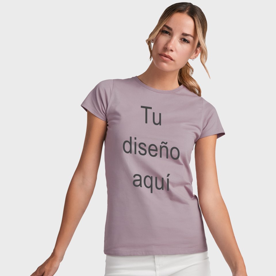 Camiseta premium mujer personalizada