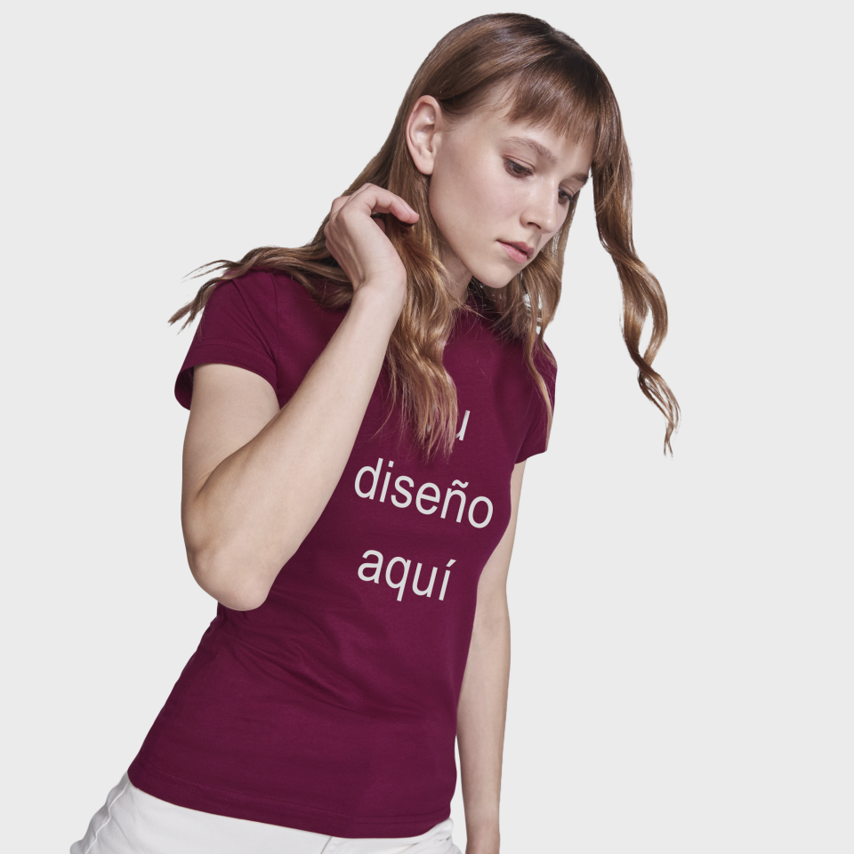 Camiseta mujer básica personalizada