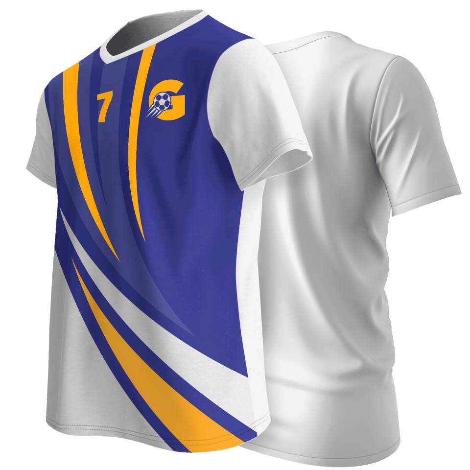 Camiseta multideporte cuello pico fullprint por delante personalizada