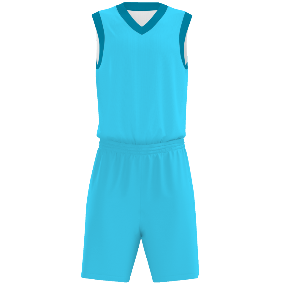 Conjunto de baloncesto sublimado modelo Colores Corporativos Exclusivos