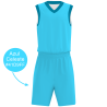 Conjunto de baloncesto sublimado modelo Colores Corporativos Exclusivos