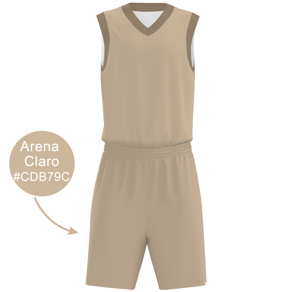 Conjunto de baloncesto sublimado modelo Colores Corporativos Exclusivos