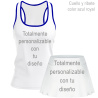 Conjunto de mujer pádel tirantes 100% fullprint personalizado