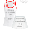 Conjunto de mujer pádel tirantes 100% fullprint personalizado
