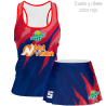 Conjunto de mujer pádel tirantes 100% fullprint personalizado