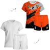 Conjunto de voley manga corta 100% fullprint personalizado