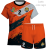 Conjunto de voley manga corta personalizable 100% fullprint