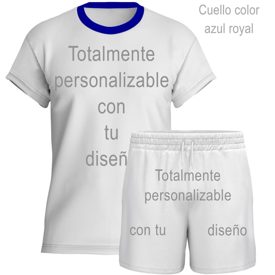 Conjunto de voley manga corta 100% fullprint personalizado