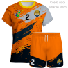Conjunto de voley manga corta personalizable 100% fullprint
