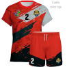 Conjunto de voley manga corta 100% fullprint personalizado