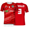 Camiseta fútbol personalizada 100% fullprint