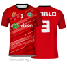 Camiseta fútbol personalizada 100% fullprint