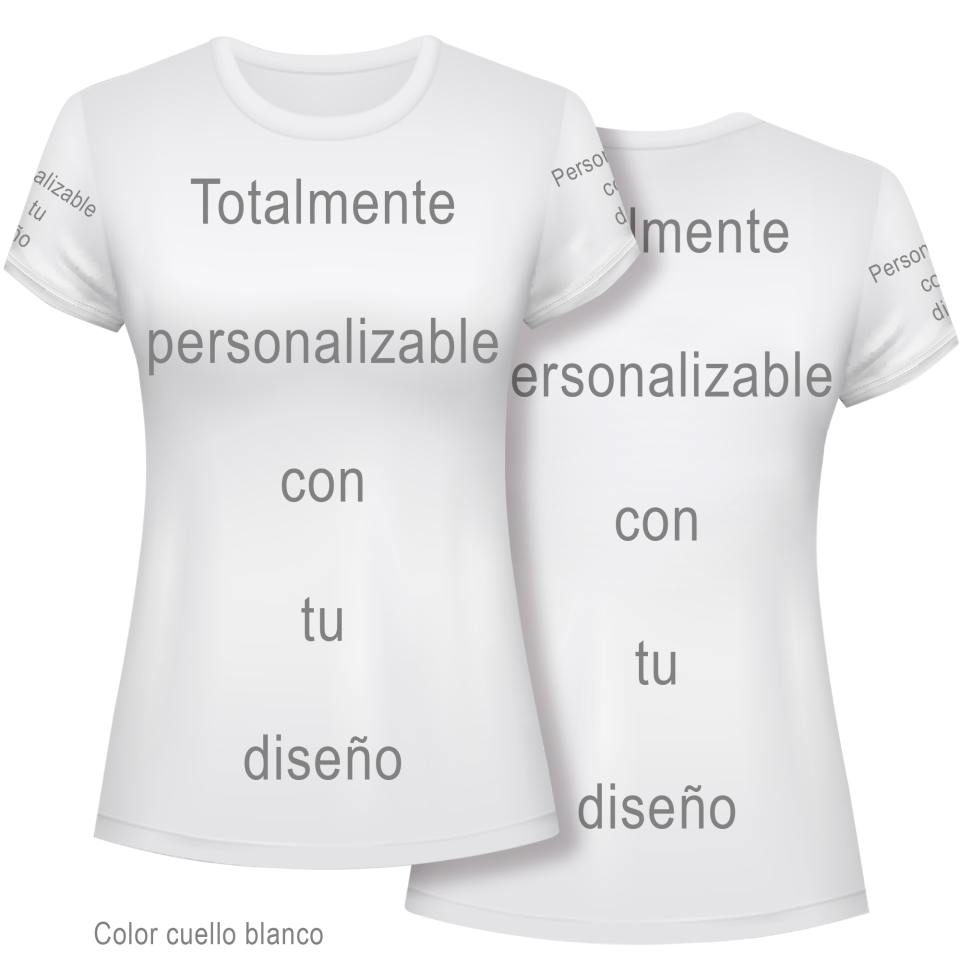Camiseta pádel de mujer TURQUIA 100% fullprint personalizada