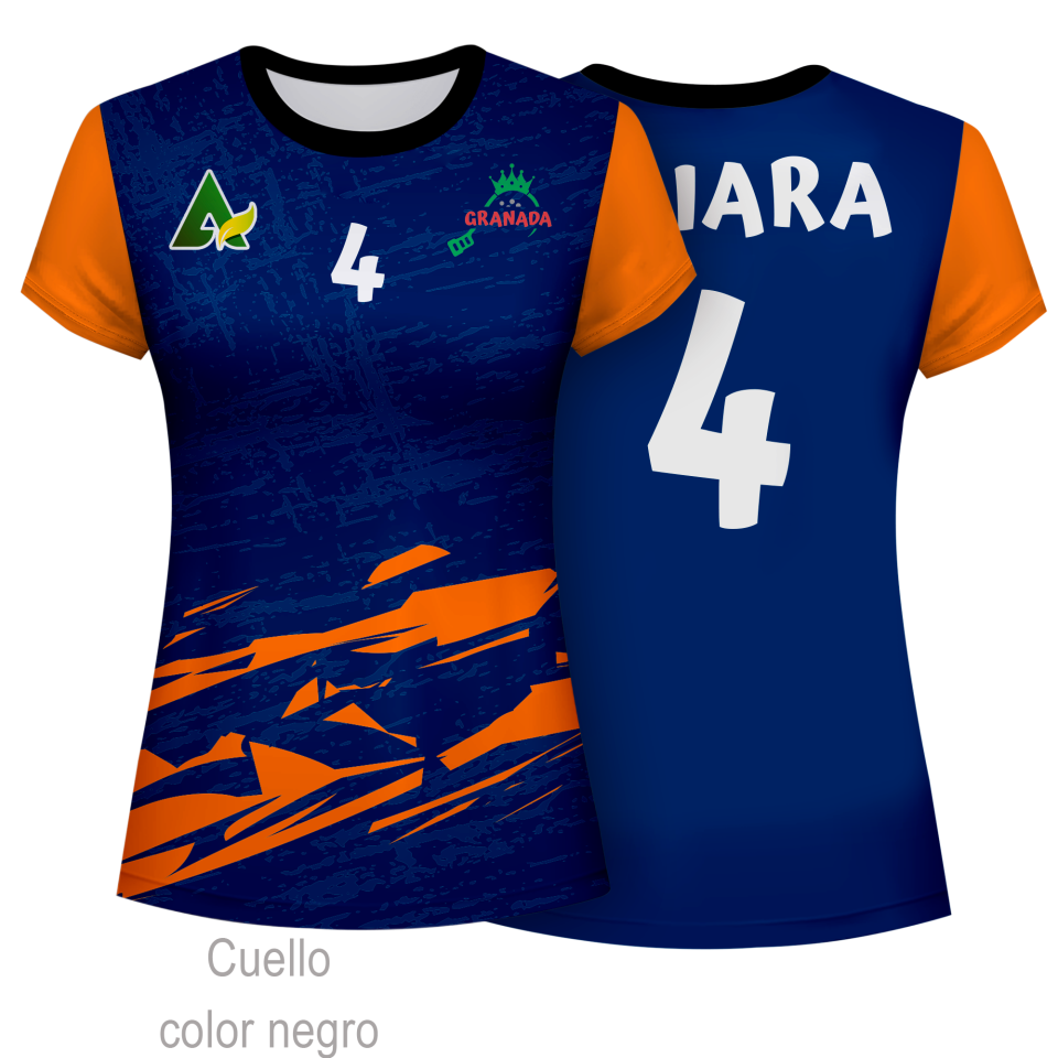 Camiseta pádel de mujer TURQUIA 100% fullprint personalizada