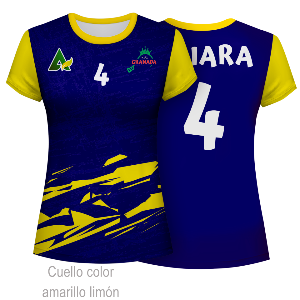 Camiseta pádel de mujer TURQUIA 100% fullprint personalizada