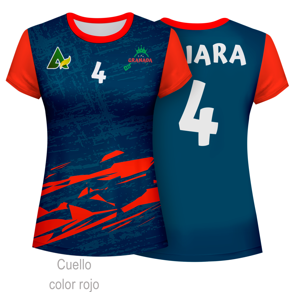 Camiseta pádel de mujer TURQUIA 100% fullprint personalizada