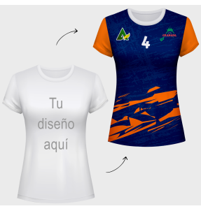 Camiseta pádel de mujer TURQUIA 100% fullprint personalizada