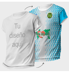 Camiseta pádel FRANCIA 100% fullprint personalizada