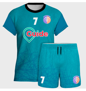 Conjunto pádel manga corta sublimado modelo líneas