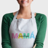 Delantal para el día de la madre diseño Mamá con nombre
