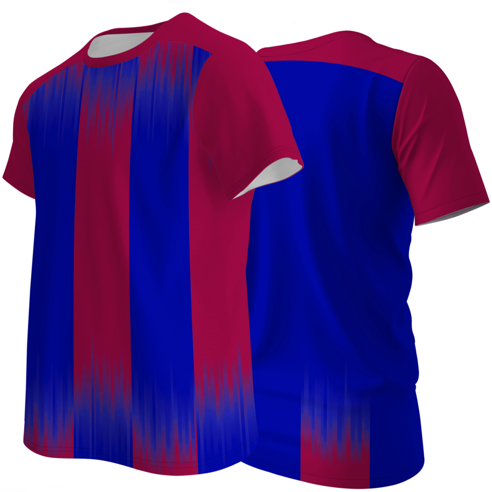 Camiseta multideporte sublimada modelo Bigas rayas