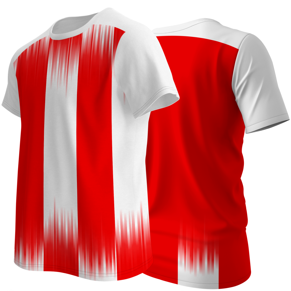 Camiseta multideporte sublimada modelo Bigas rayas