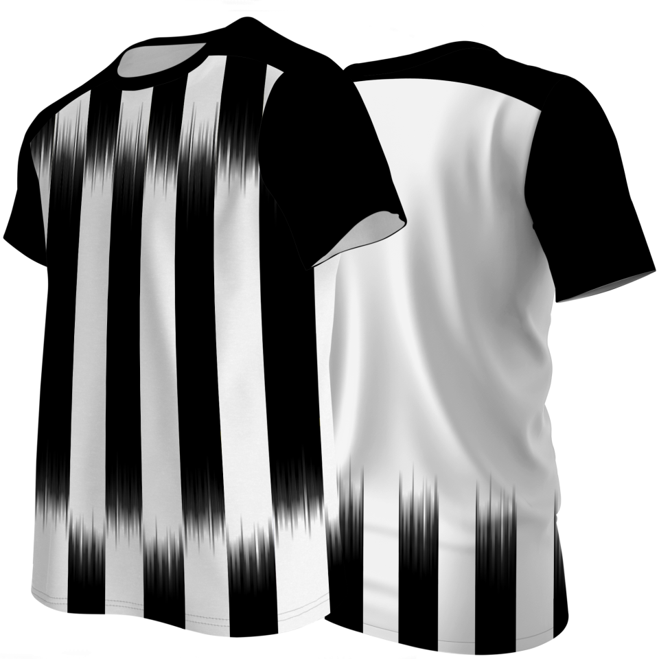Camiseta multideporte sublimada modelo Inter rayas