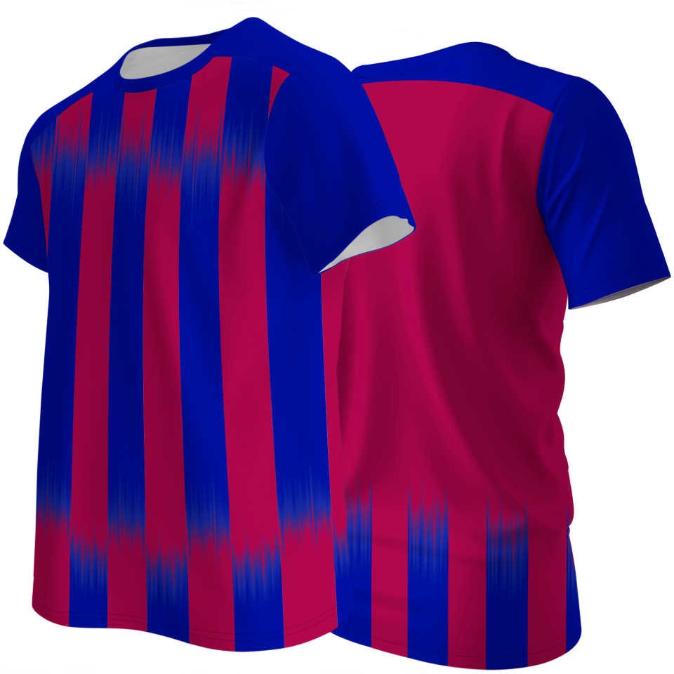 Camiseta multideporte sublimada modelo Inter rayas