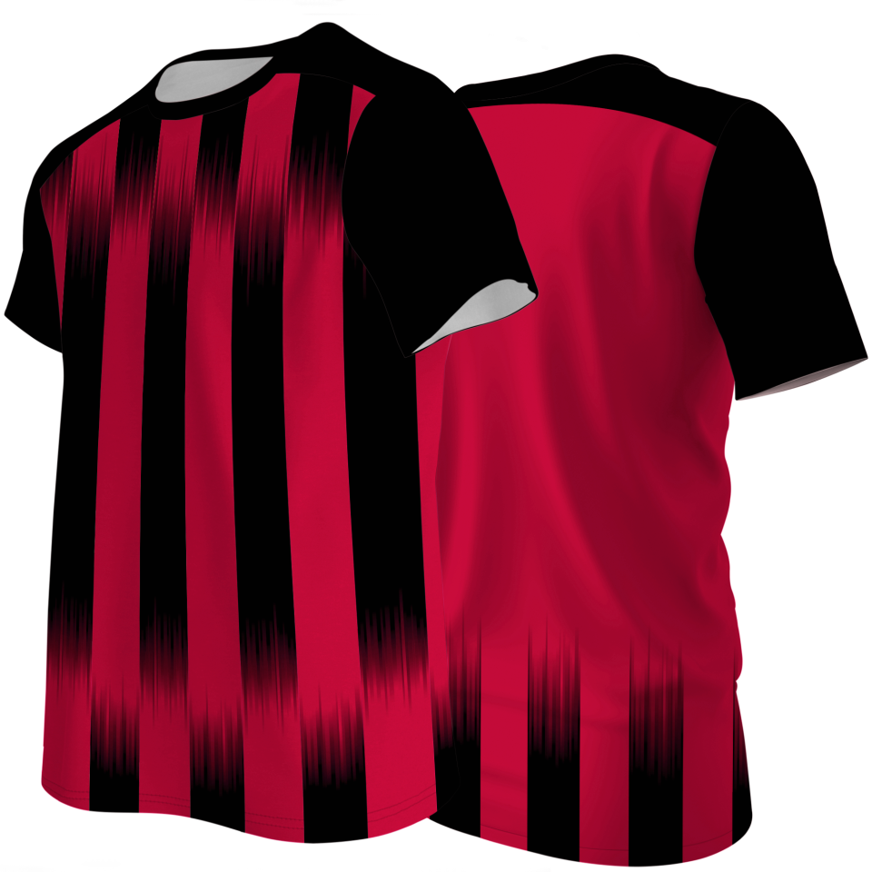 Camiseta multideporte sublimada modelo Inter rayas