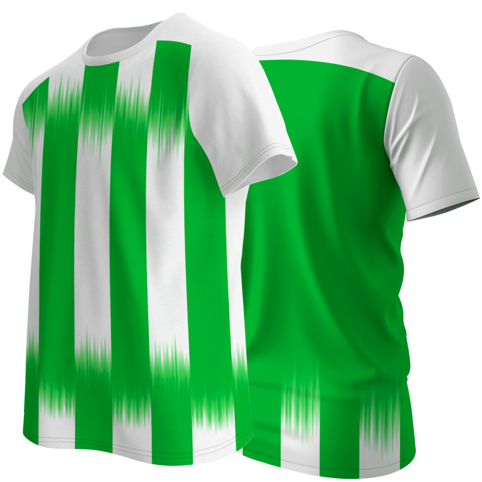 Camiseta multideporte sublimada modelo Madrid rayas