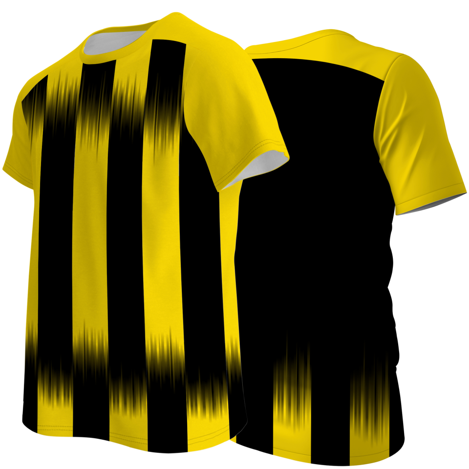 Camiseta multideporte sublimada modelo Madrid rayas