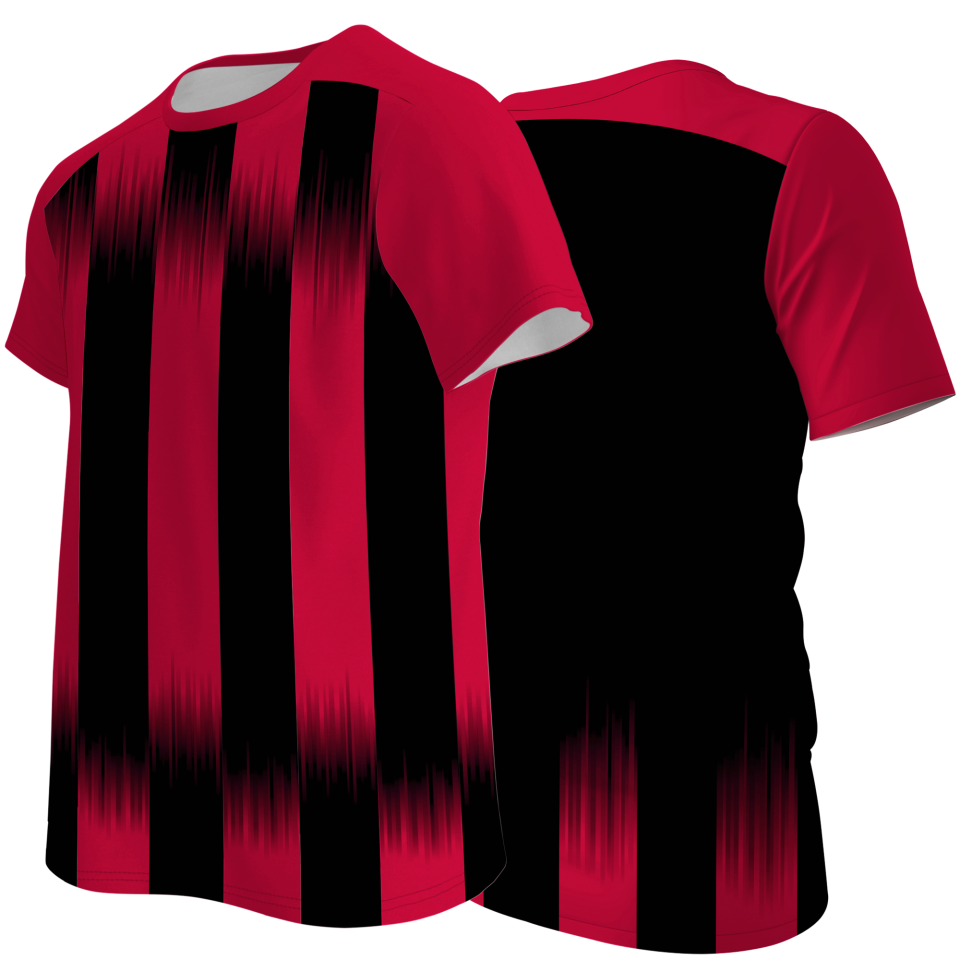 Camiseta multideporte sublimada modelo Madrid rayas