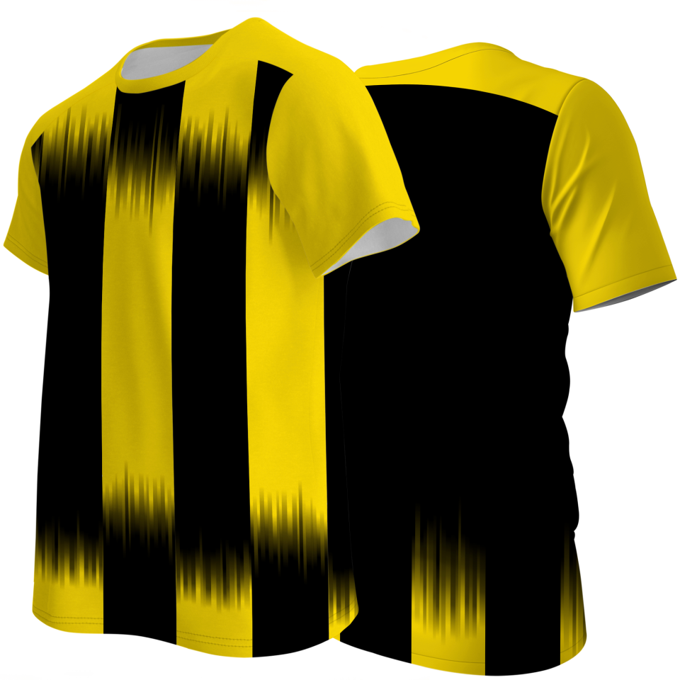 Camiseta multideporte sublimada modelo Málaga rayas