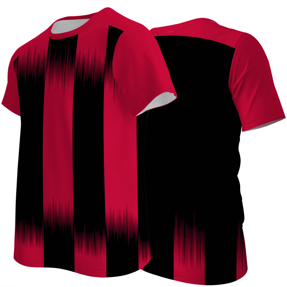 Camiseta multideporte sublimada modelo Málaga rayas