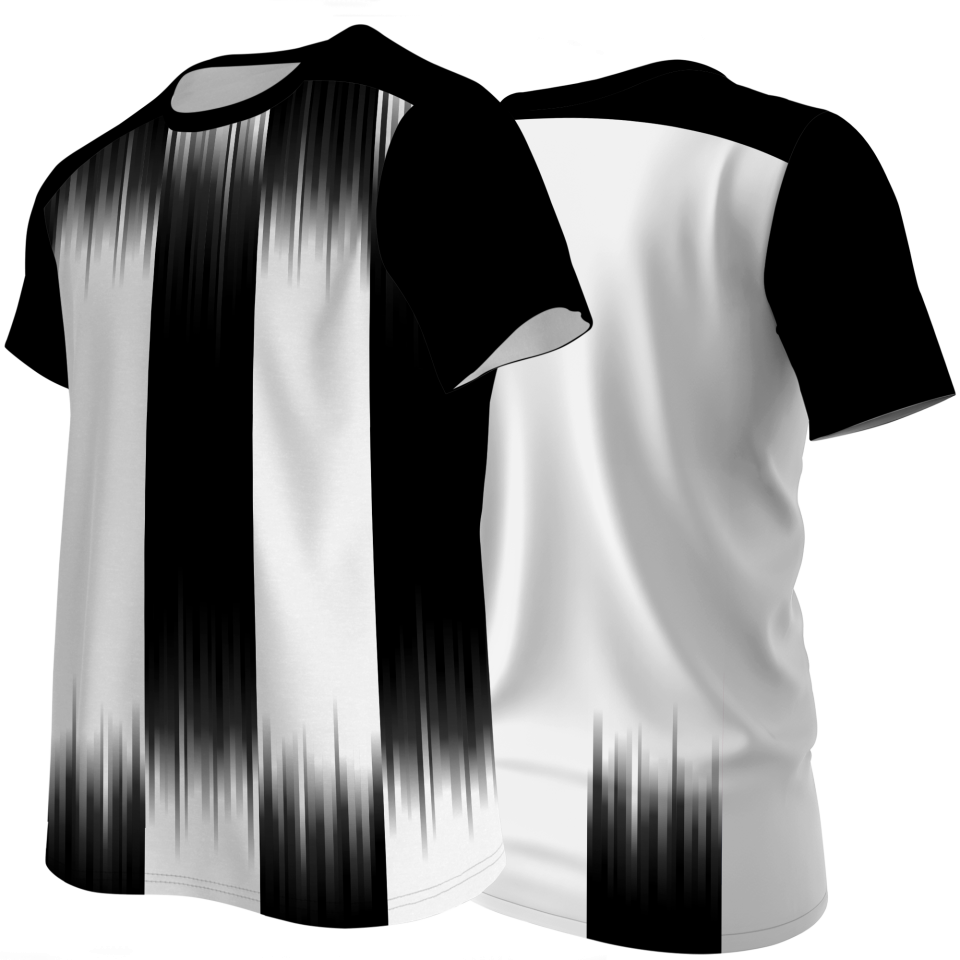 Camiseta multideporte sublimada modelo Montreal rayas