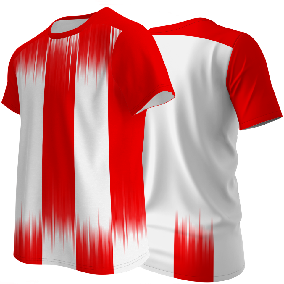 Camiseta multideporte sublimada modelo Montreal rayas