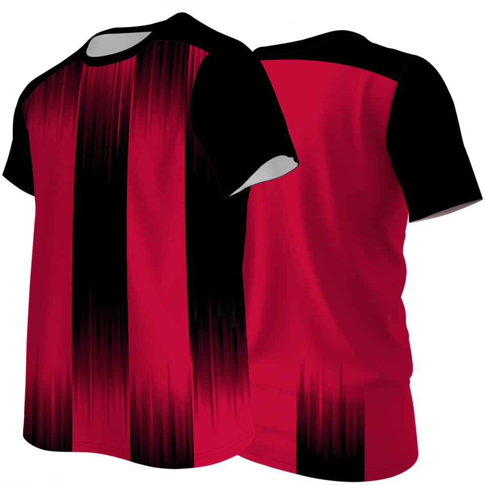 Camiseta multideporte sublimada modelo Montreal rayas