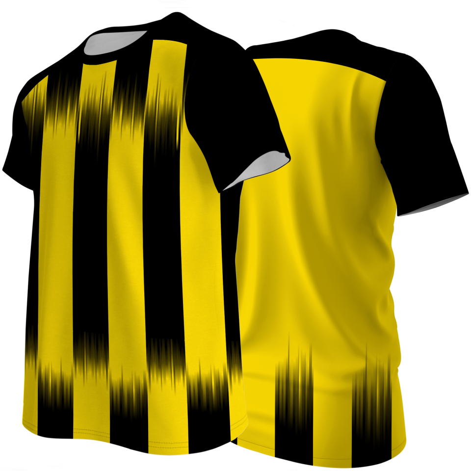 Camiseta multideporte sublimada modelo Real rayas