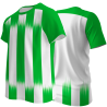 Camiseta multideporte sublimada modelo Real rayas