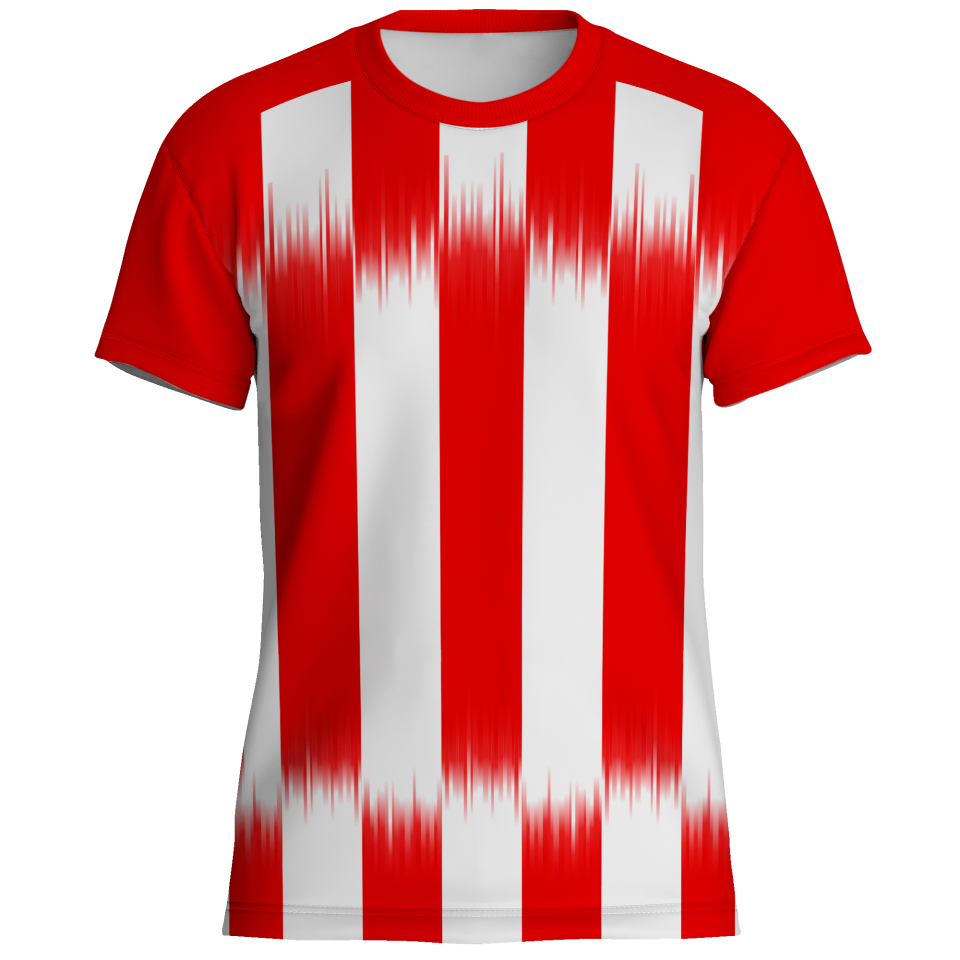 Camiseta multideporte sublimada modelo Real rayas